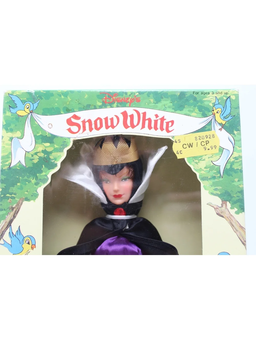 Rare Vintage BIKIN DISNEY SNOW WHITE AND THE SEVEN DWARFS EVIL QUEEN DOLL 11.5
